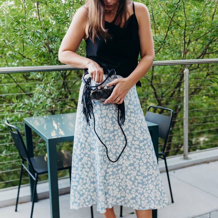 Margo Paige - Wholesale Crossbody Bag - Women's - Clear Fringe Crossbody3