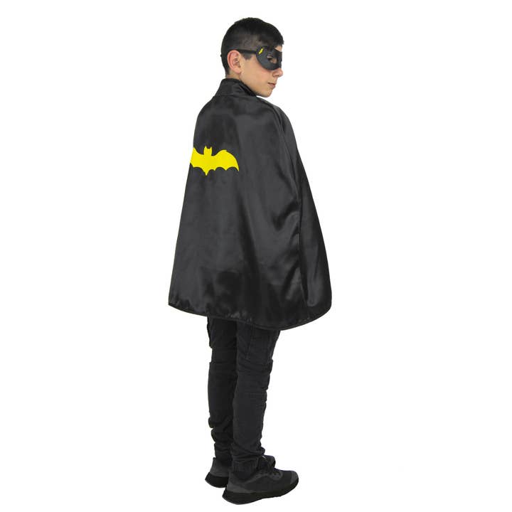 CAPE CHAUVE SOURIS ENFANT + MASQUE pour la vente par Party Pro