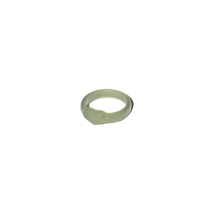 Green Heart — Jade ring for wholesale on Faire1