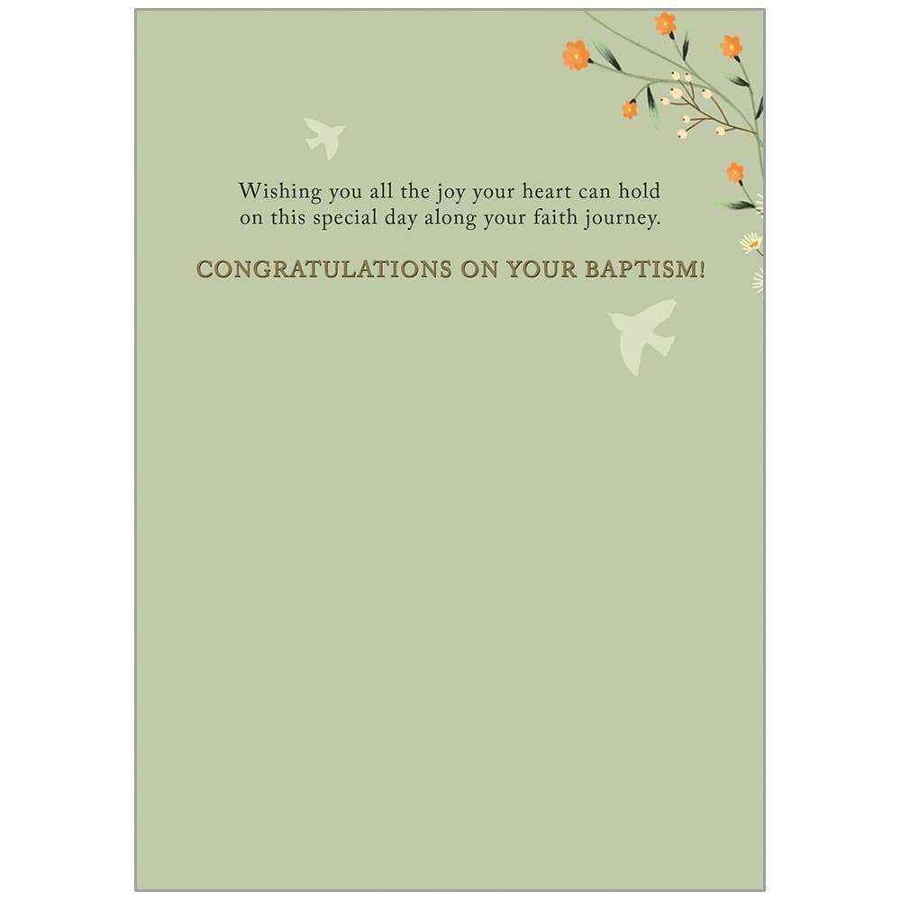 Legacy - Wholesale Baby Card - Little Church - Faith Baptism Card1