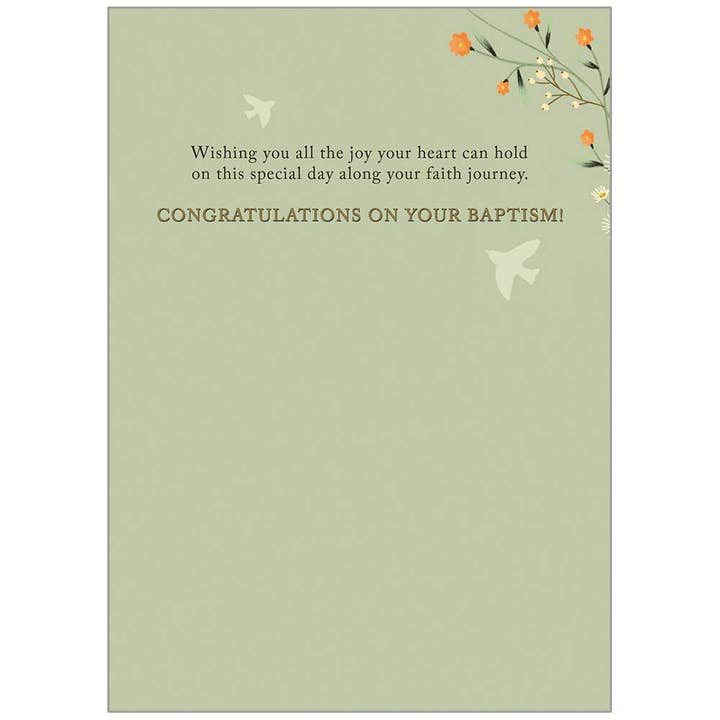 Legacy - Wholesale Baby Card - Little Church - Faith Baptism Card1