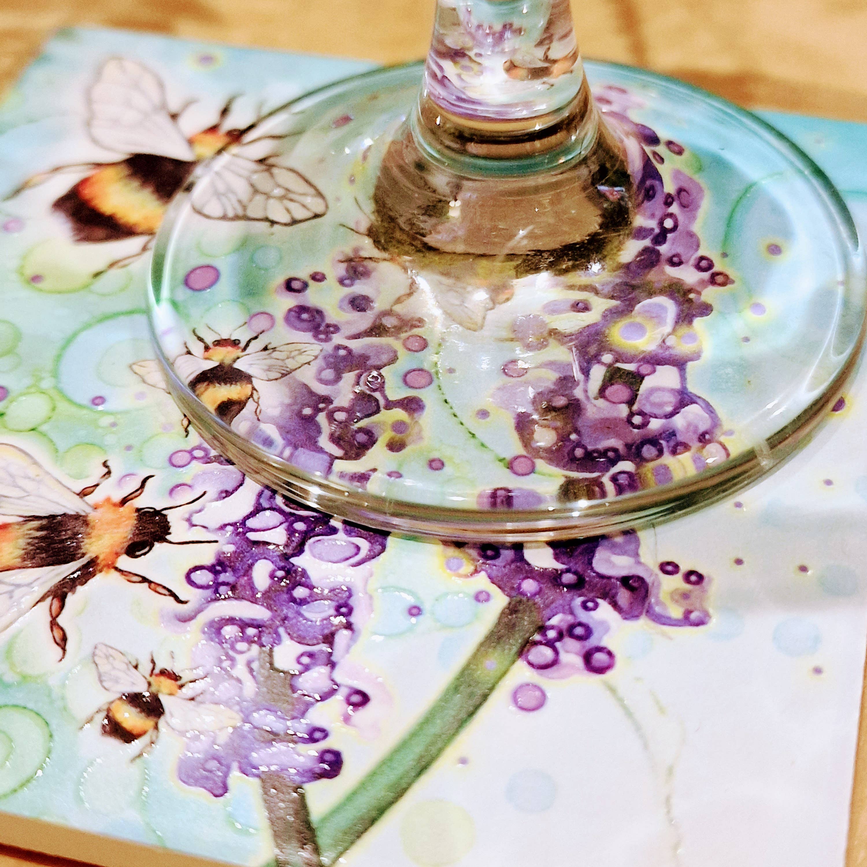 By Jo Crafts – Base de copos por atacado – 06-C  Porta-copos Abelha8