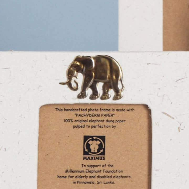 The Paper High Gift Company Limited - Vendita all'ingrosso Cornice portafoto - Cornici portafoto Elephant Dung - Fatte a mano5