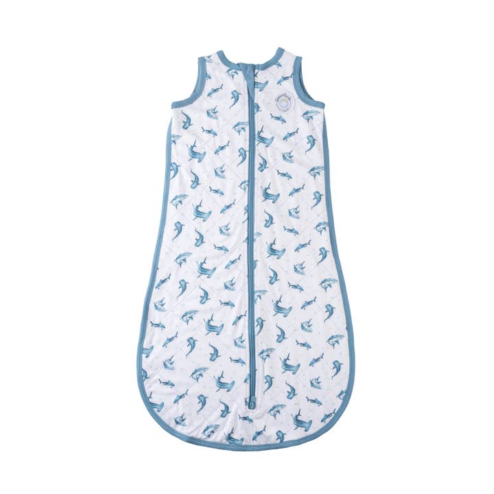 Bamboo Classic Sleep Sack (Non-weighted) - Shark for wholesale by Dreamland Baby