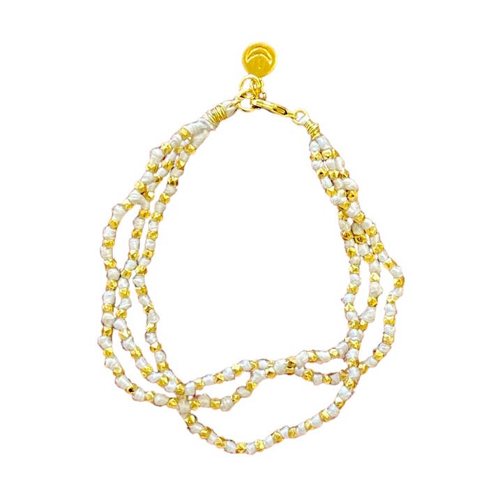 Bracelet Sahara White pour la vente par Chandra Collections