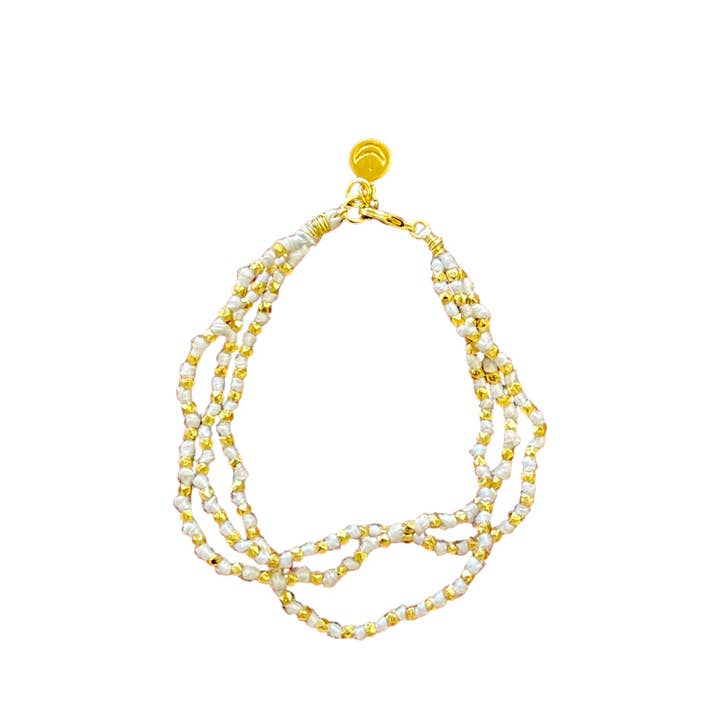 Sahara White bracelet for wholesale by Chandra Collections