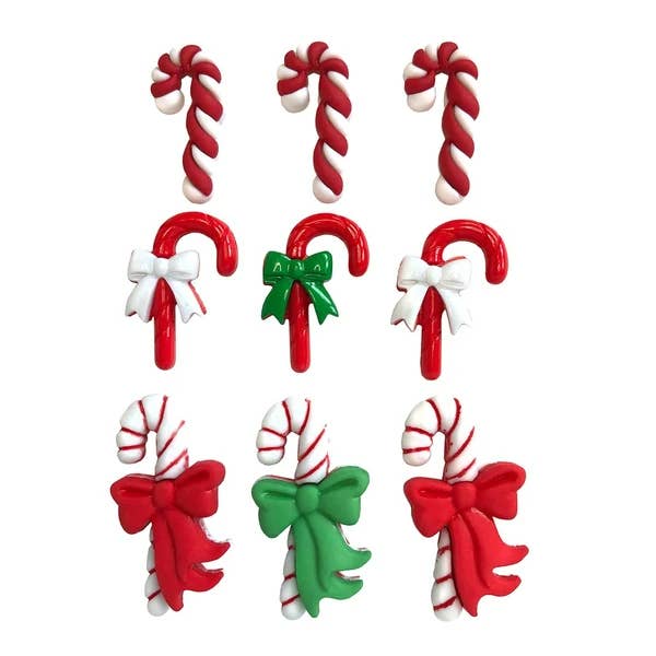 Buttons Galore & More - Wholesale Craft Supplies - Candy Cane Lane - Buttons Galore and More Craft & Sewing Buttons