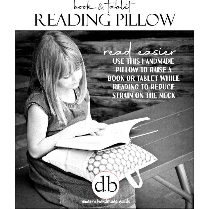 Desmond Brown - Wholesale Travel Pillow - I Keep Dusting..., Reading Pillow, red with white flower3