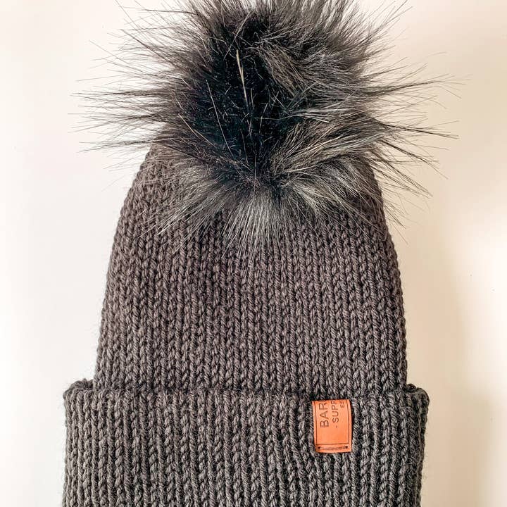 Barossa Supply Co. - Wholesale Beanie - Women's - New Season! Double Knit Pom Pom Beanie - Wool Blend
