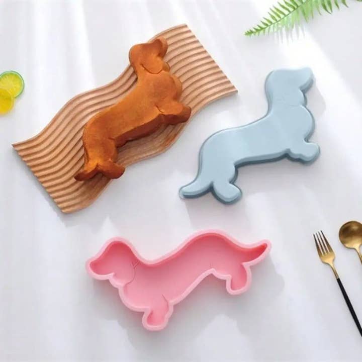 Kiyo Home - Wholesale Cake tin - Dachshund Cake Pan 2-Piece Set8
