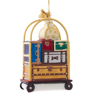 4.875NOBLE Gems Luggage Cart Ornament