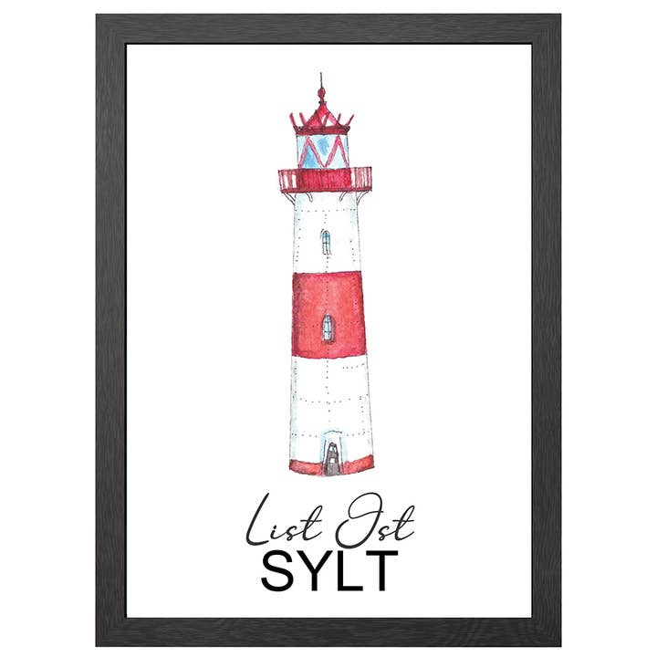 Liste A2 Poster Lighthouse d'Ost dans le cadre pour la vente par JOYIN