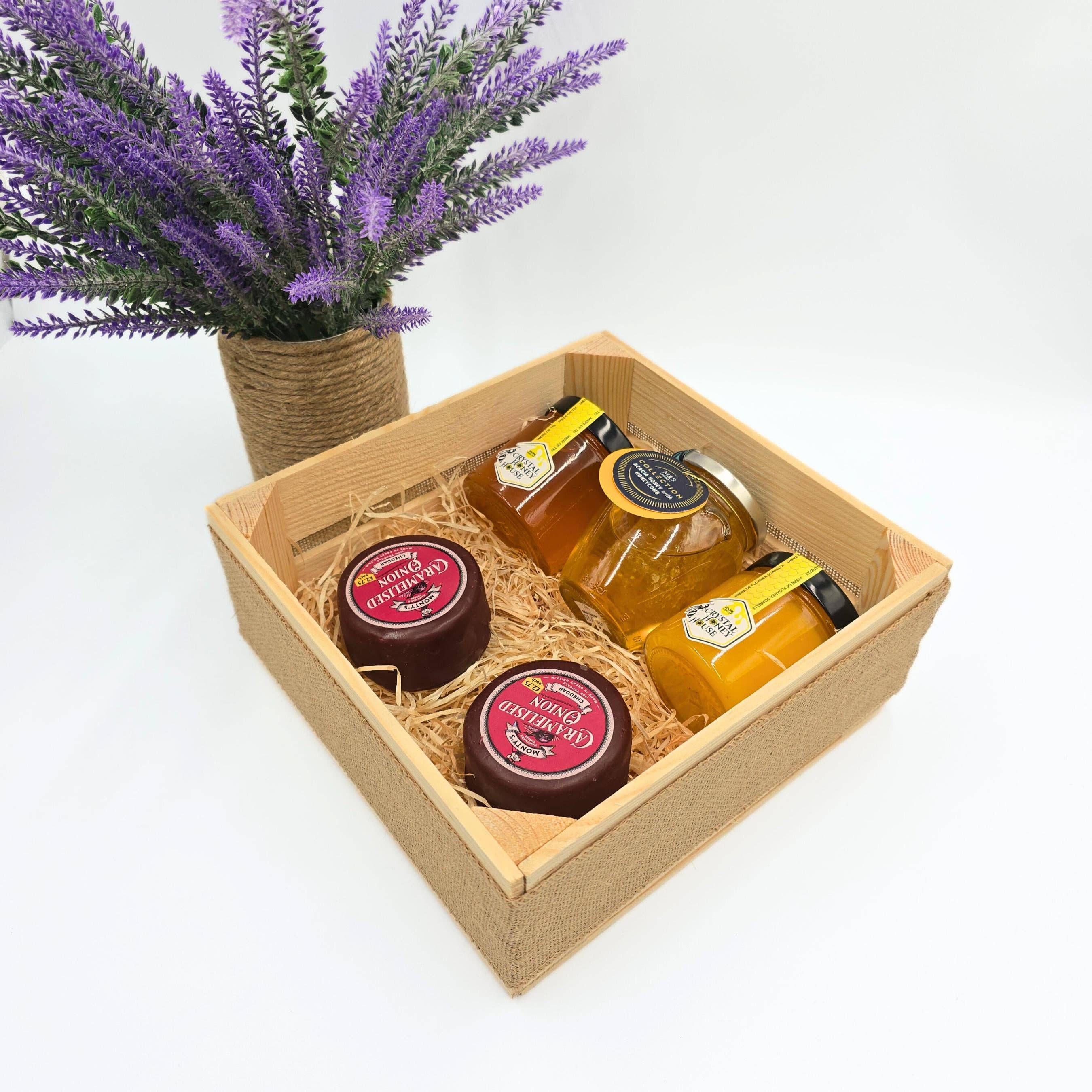 AboutWood – wholesale Gift box – Empty Hamper Basket Square Wooden Crate 1