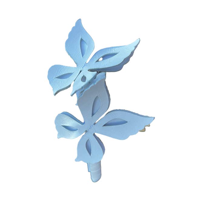 Bandeau en cuir White Wild Butterfly pour la vente par ILLYTRILLY