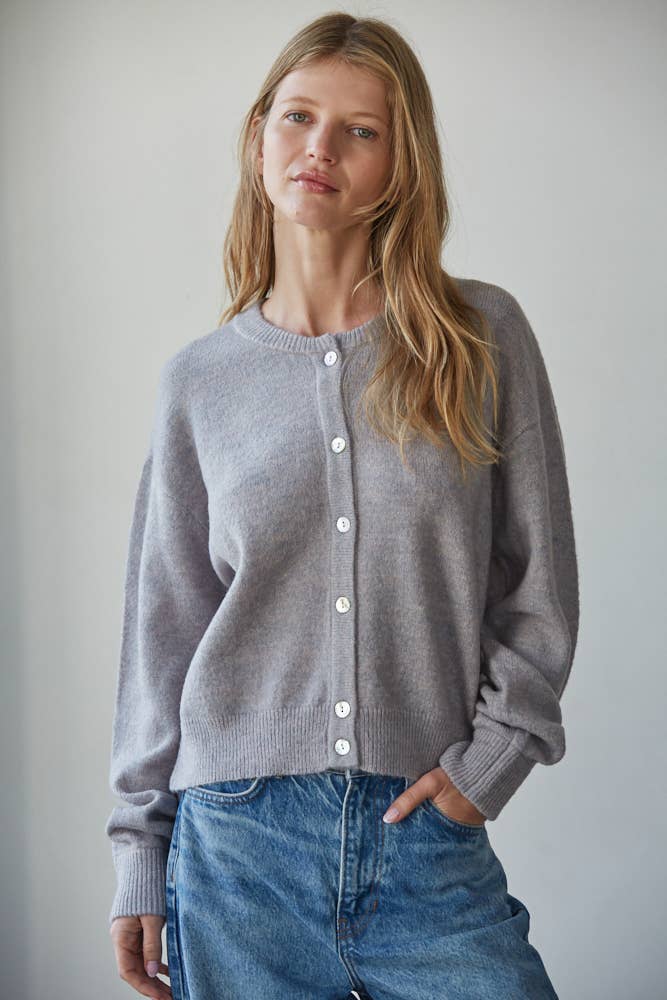 By Together - Wholesale Knit Sweater - Women's - W2536 | Knit Polyester Acrylic Sweater Crew Neck Cardigan 9