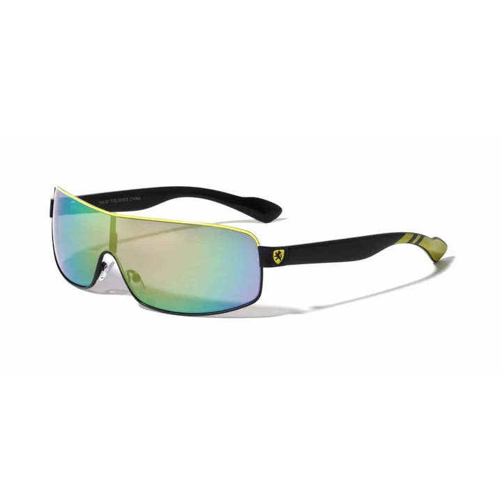 Sunrayzz Imports - Vente Lunettes de soleil – femme - Bouclier miroir Khan Color kn-m3908-cm