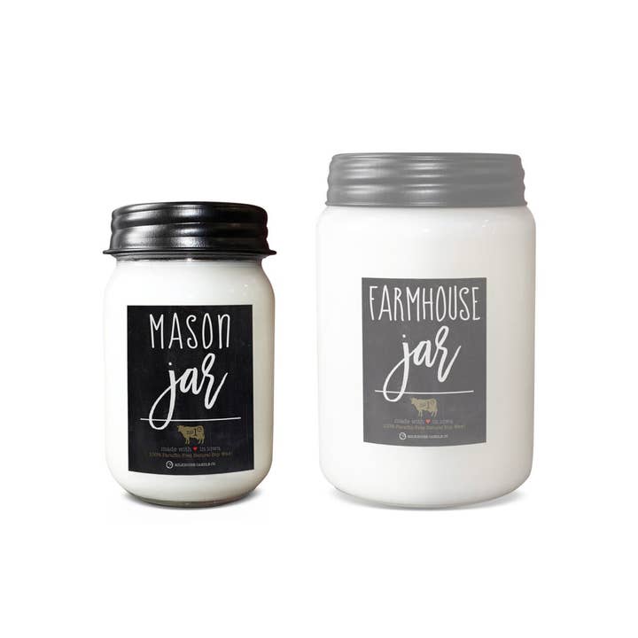 Milkhouse Candle Company - Wholesale Jar/Filled Candle - 13 oz Mason Jar Candle: Milk & Sugar