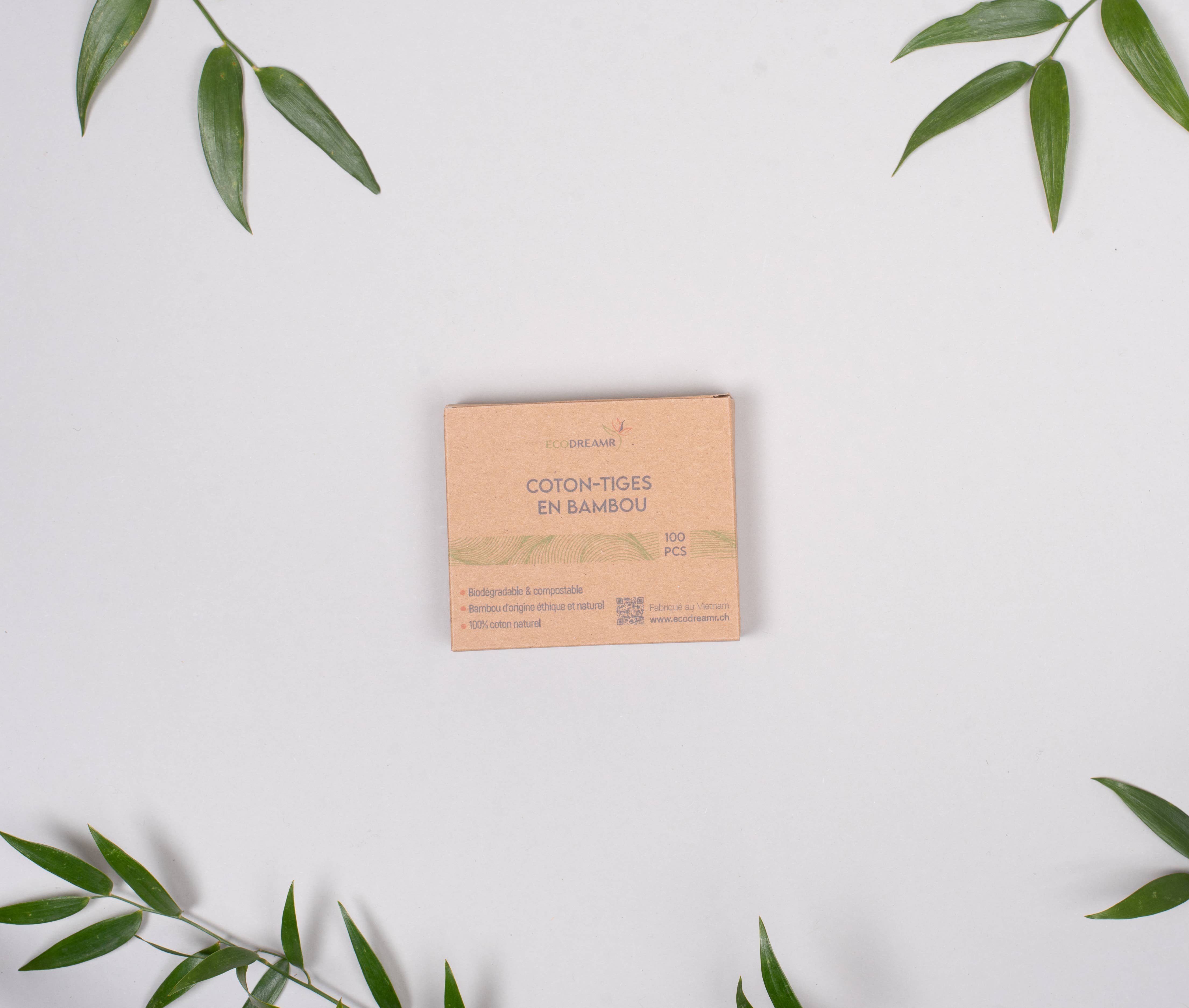 EcoDreamr - Wholesale Cotton Swab/Q-Tip - Bamboo Cotton Swabs – Eco Comfort for a Greener Tomorrow1