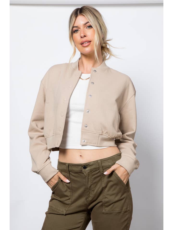 26 International - Wholesale Bomber Jacket - Women's - Fleece Bomber Jacket18