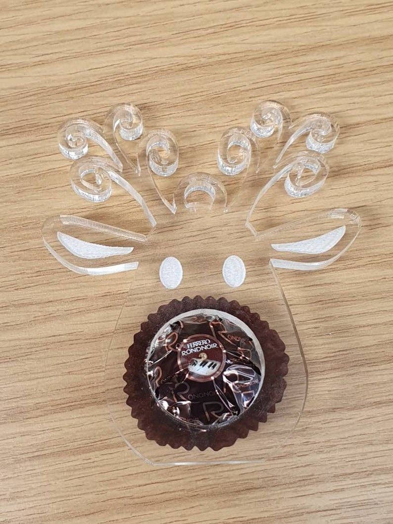 Mr Resin - Wholesale Chocolate/Candy Mold - Hanging Reindeer Ferrero Rocher / Lindt Holder Silicone Mould3
