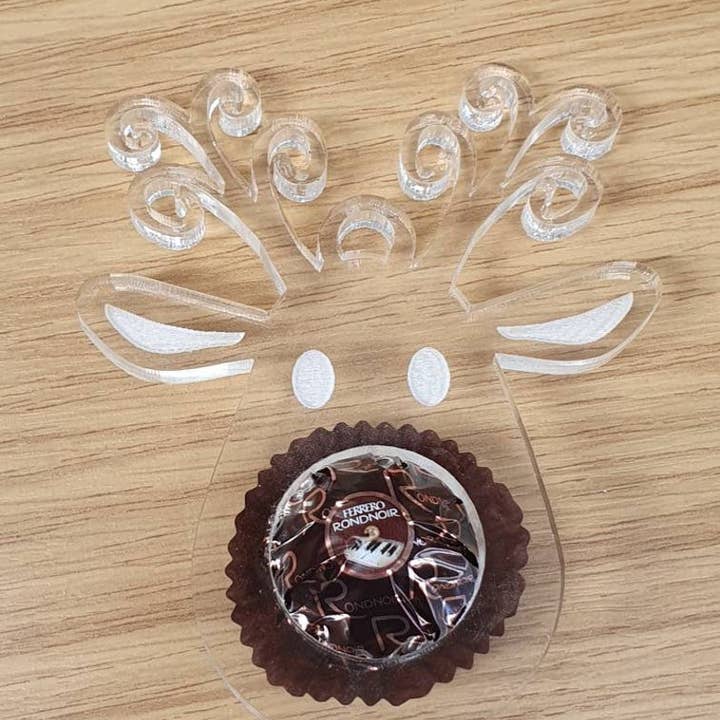 Mr Resin - Wholesale Chocolate/Candy Mold - Hanging Reindeer Ferrero Rocher / Lindt Holder Silicone Mould3