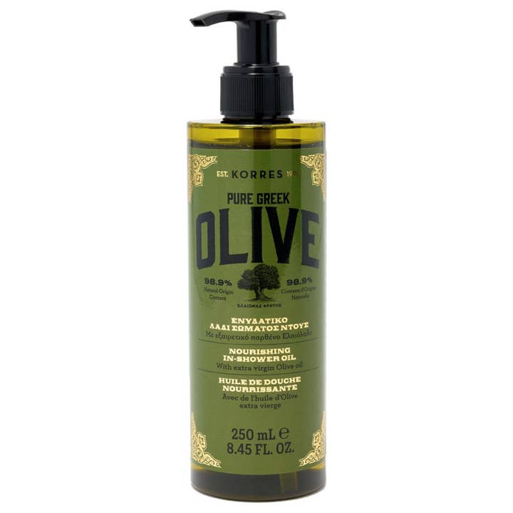 Pure Greek Olive Nourishing In-Shower Oil for wholesale by KORRES USA LTD