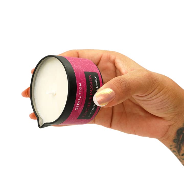 Seduction by Nature - Wholesale Sex Toy - Luscious Passion - Kissable Massage Candle 6