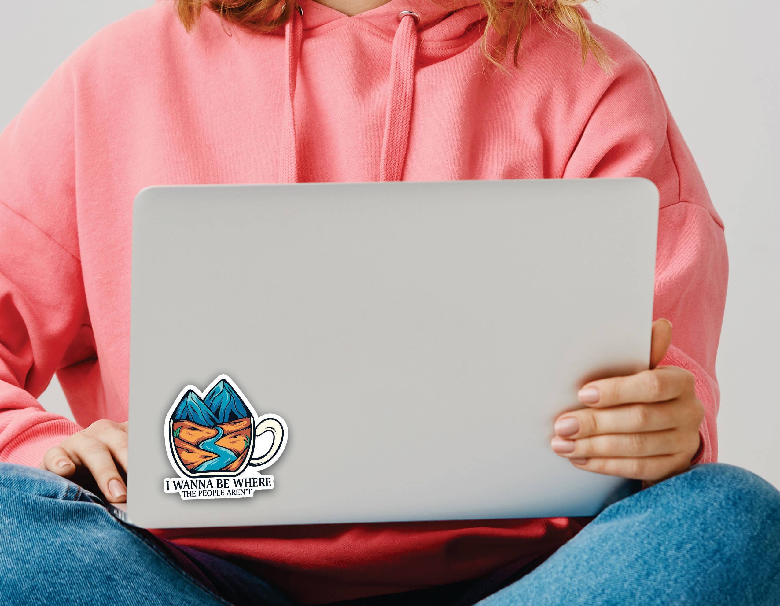 Big monkey - Vendita all'ingrosso Adesivo - La gente non è2