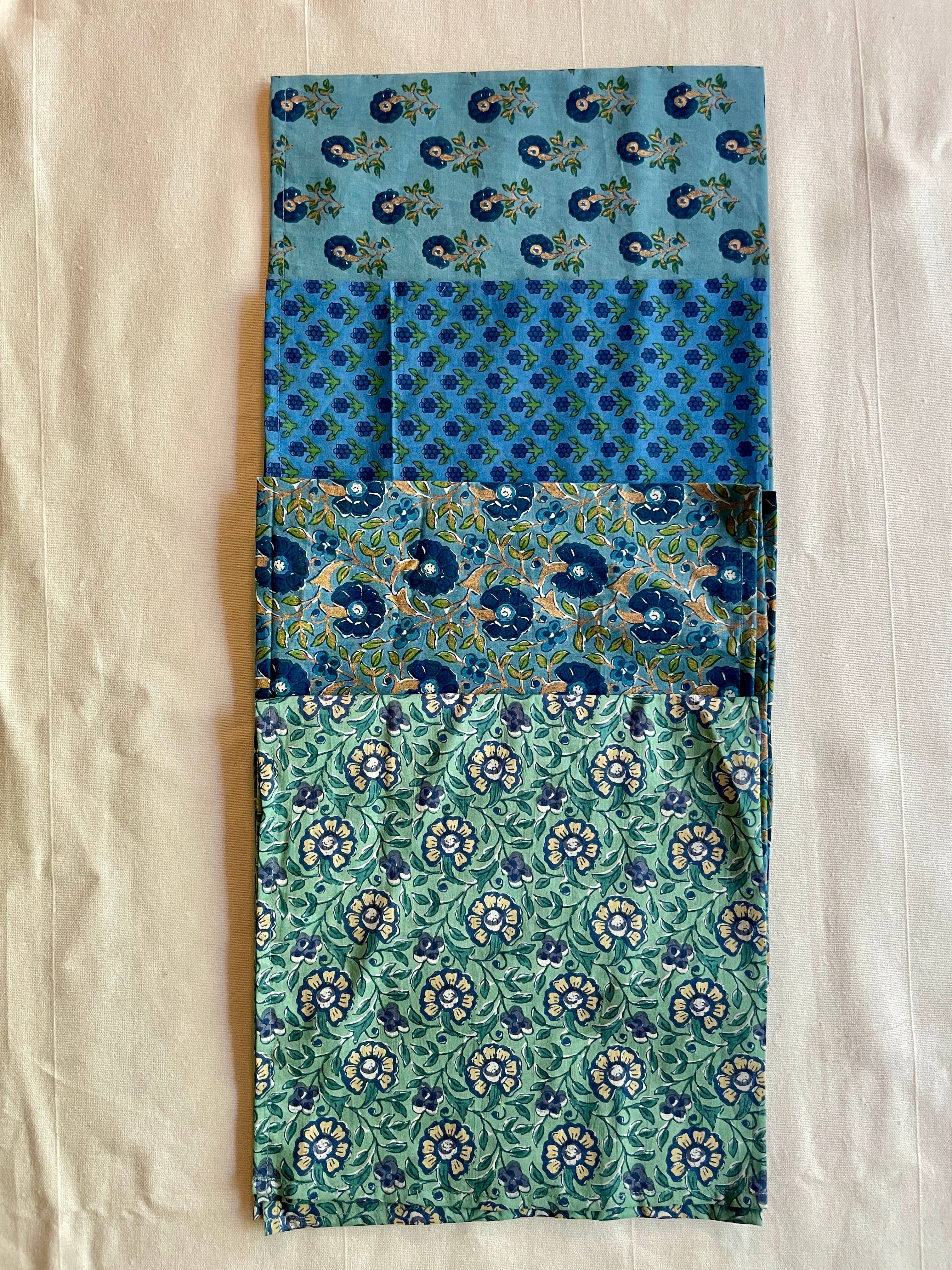 Curiosity - Wholesale Dinner & Cloth Napkin - Handcrafted 100% Cotton Block Print Cloth Napkin – Set of 429