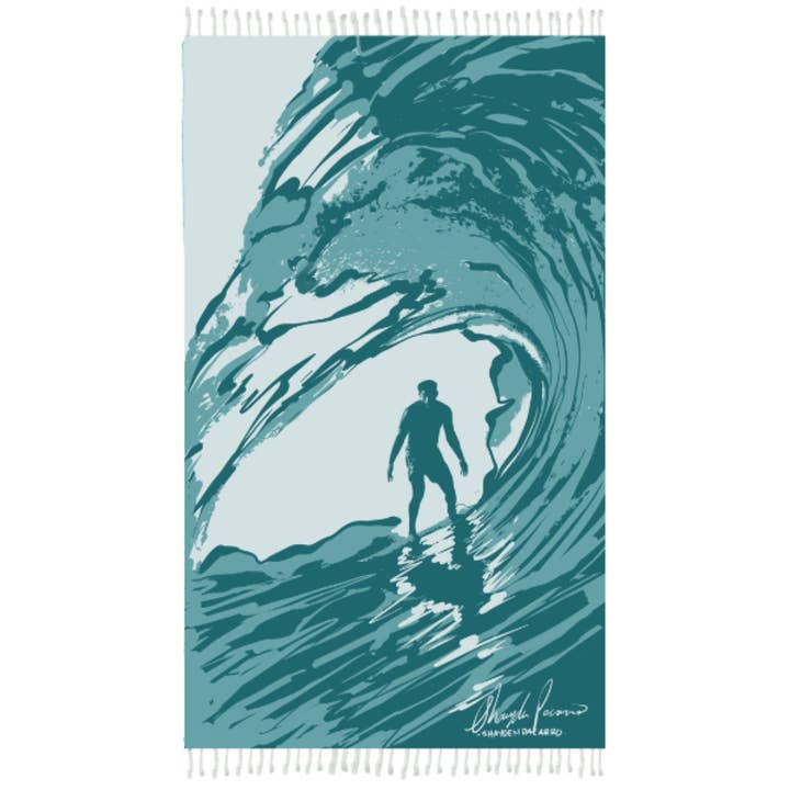 Toalla turca Pipeline para venta al por mayor de Shaka Love