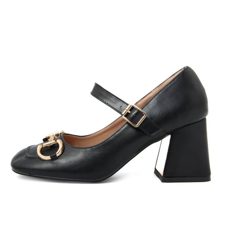 Mary-Jane Donna Nero  - FAG_Y7048_BLACK per la vendita all'ingrosso da parte di fashion attitude