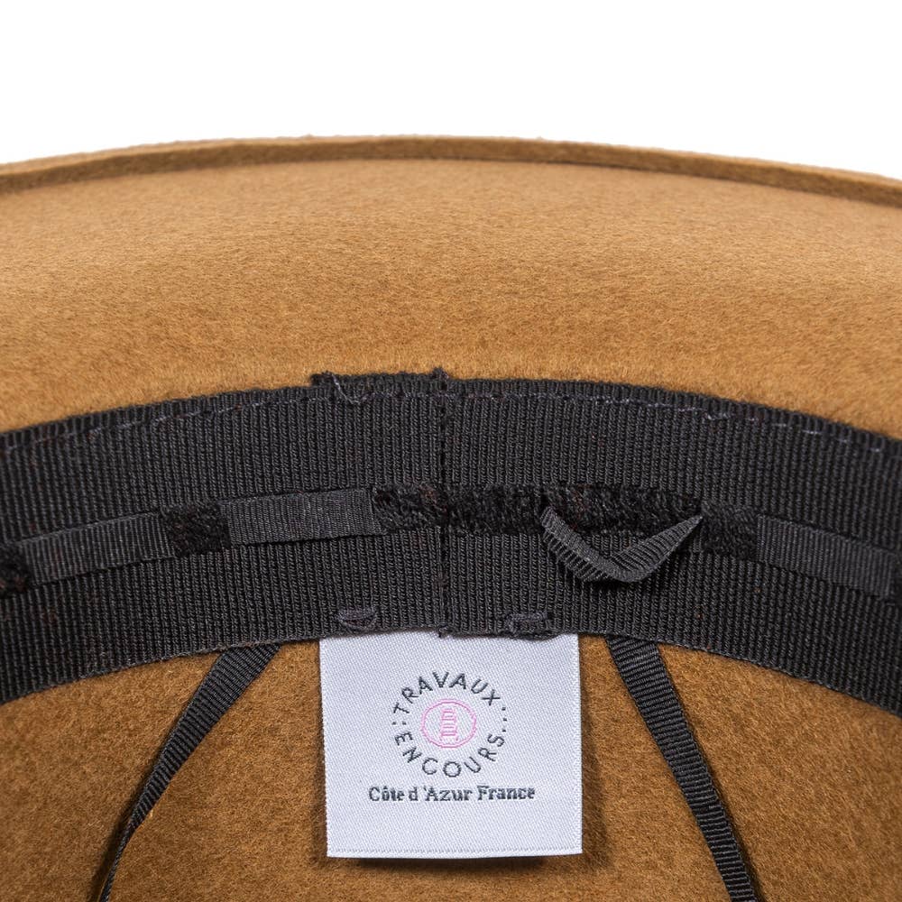 TRAVAUX EN COURS... - Wholesale Fedora - Unisex - WIDE BRIM HAT - leather braid34