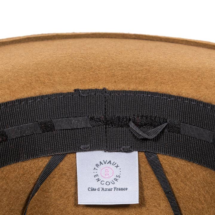 TRAVAUX EN COURS... - Wholesale Fedora - Unisex - WIDE BRIM HAT - leather braid34