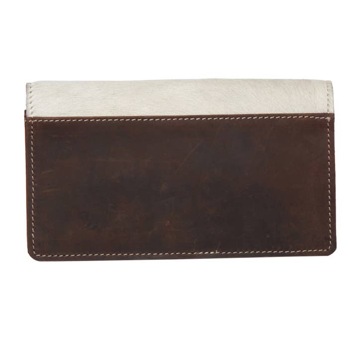 The Design Edge - Wholesale Wallet - Women's - Tooling Leather Slim Cowhide Wallet – Sandy (AW31)