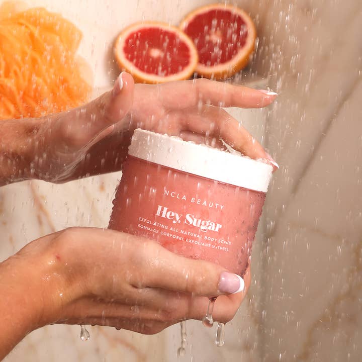NCLA Beauty - Wholesale Body Scrub/Exfoliant - Hey, Sugar All Natural Body Scrub - Pink Grapefruit5