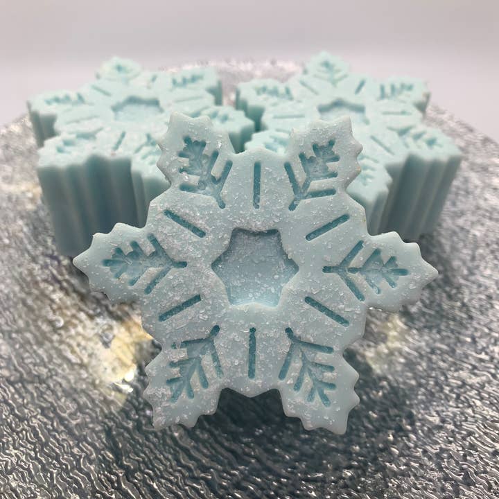 Savon en Barre Flocon de Neige | Menthe Poivrée pour la vente par Naturally Inspired Scents