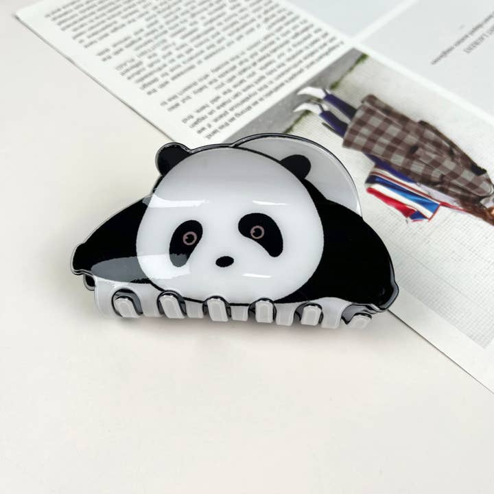 mildstyles - Wholesale Hair Clip - Women's - Cartoon lovely panda hair claw clips