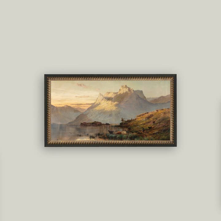 Petal Lane Home - Wholesale Art Print - Peaks of the Western Highlands Framed Antique Art3