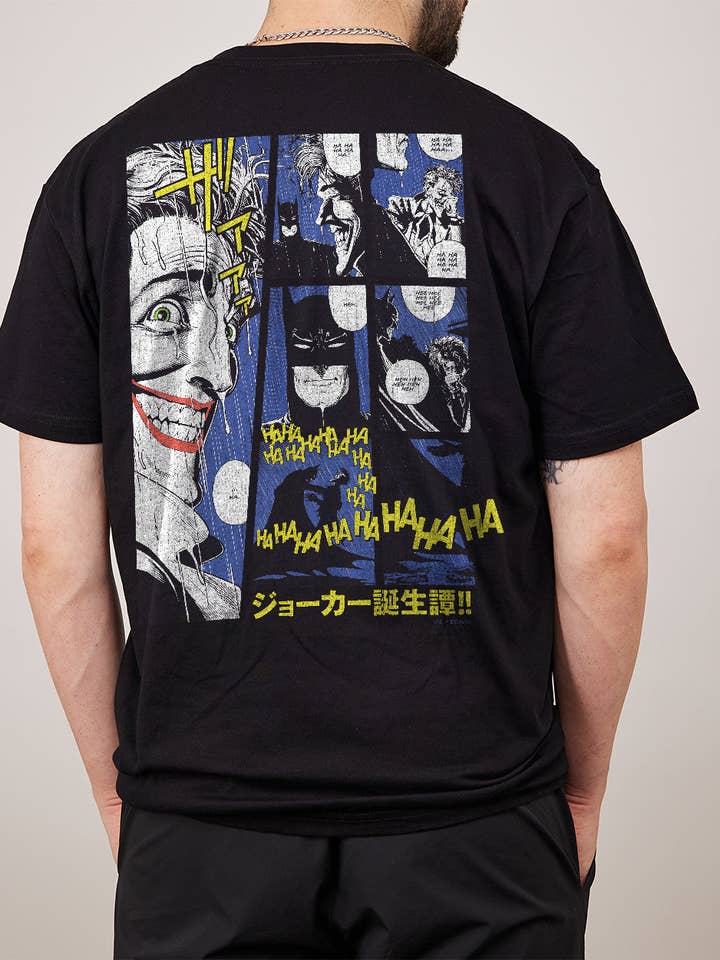 Black Japanese Joker T-Shirt for wholesale on Faire3