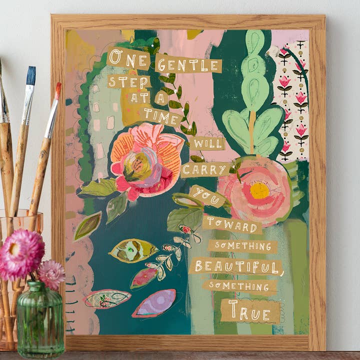 Gentle Steps - Print for wholesale by Kelly Rae Roberts