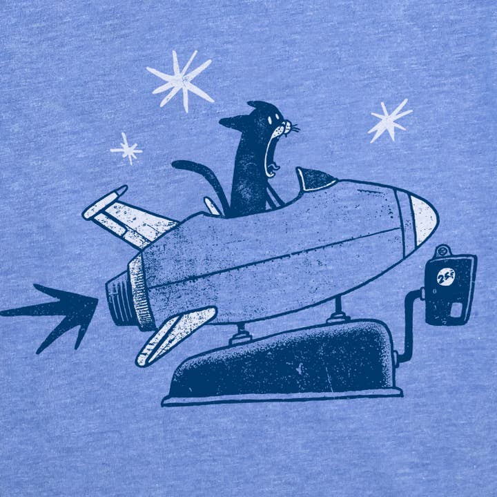 Factory 43 - Wholesale Screen Printed T-Shirt - Kids - Scaredy Cat Kids Shirt1