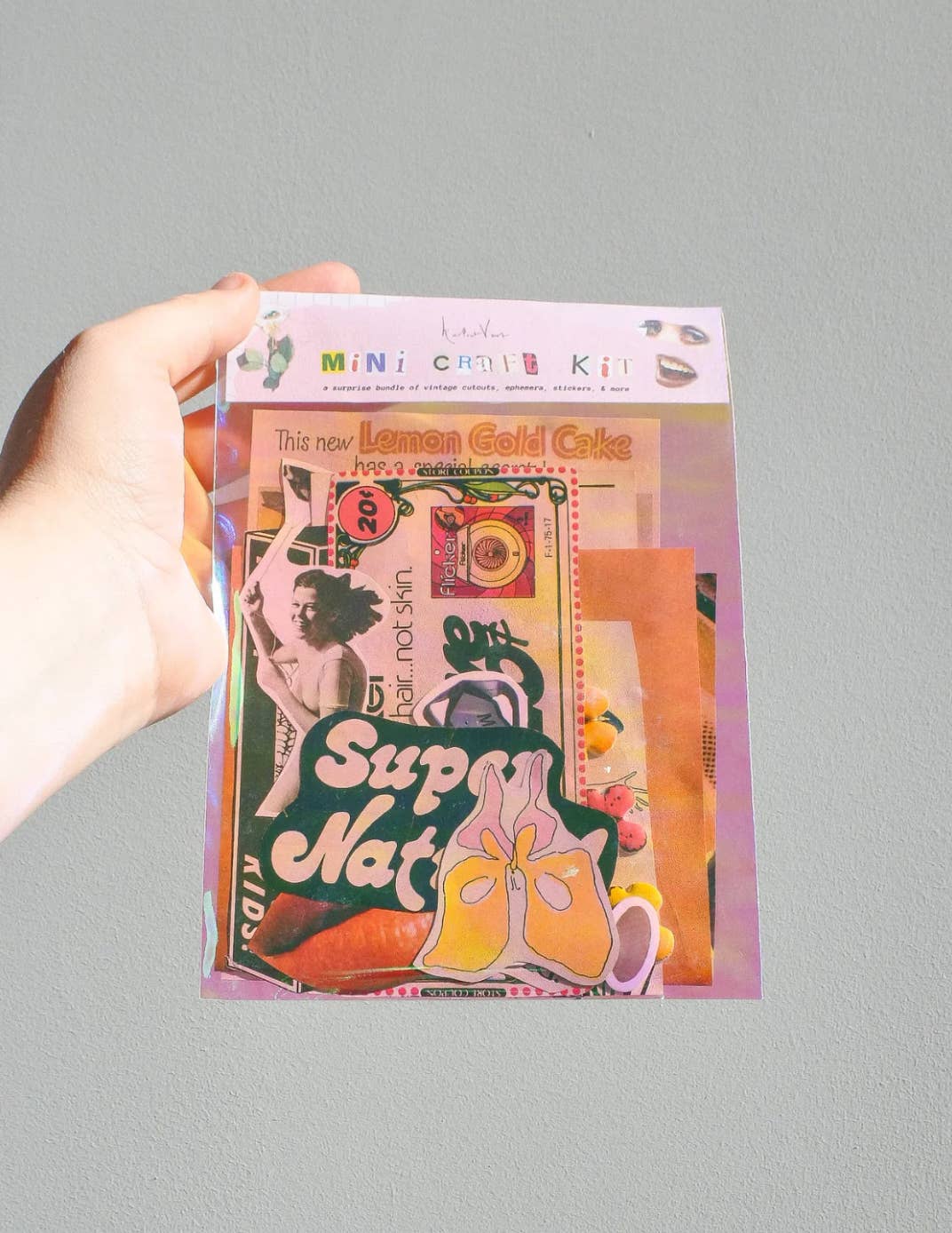 Haricot Vert - Wholesale DIY Craft Kit - Mini Vintage *Mystery* Ephemera Craft Kit