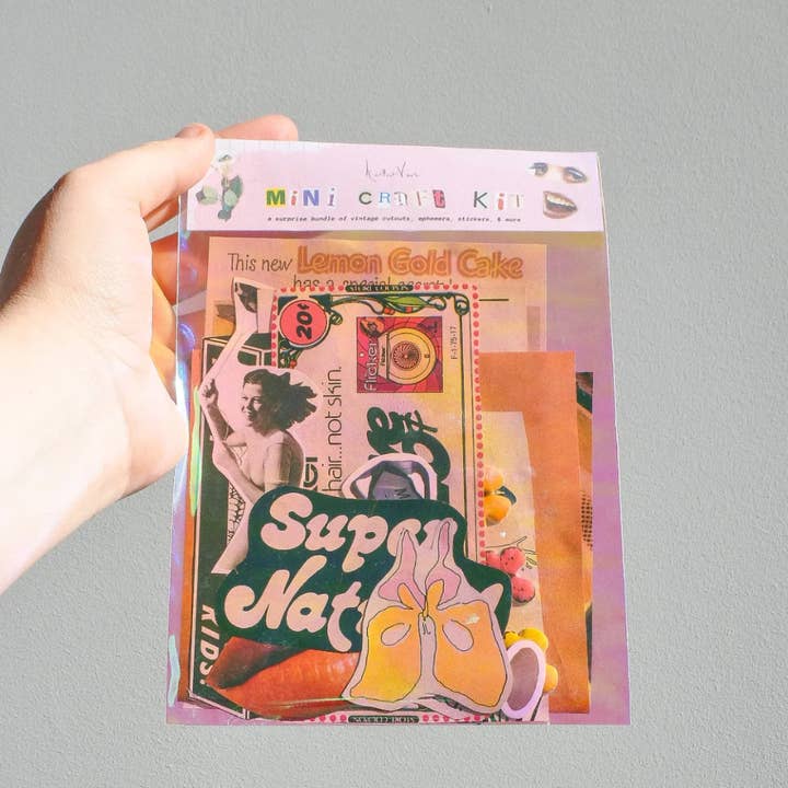 Haricot Vert - Wholesale DIY Craft Kit - Mini Vintage *Mystery* Ephemera Craft Kit0
