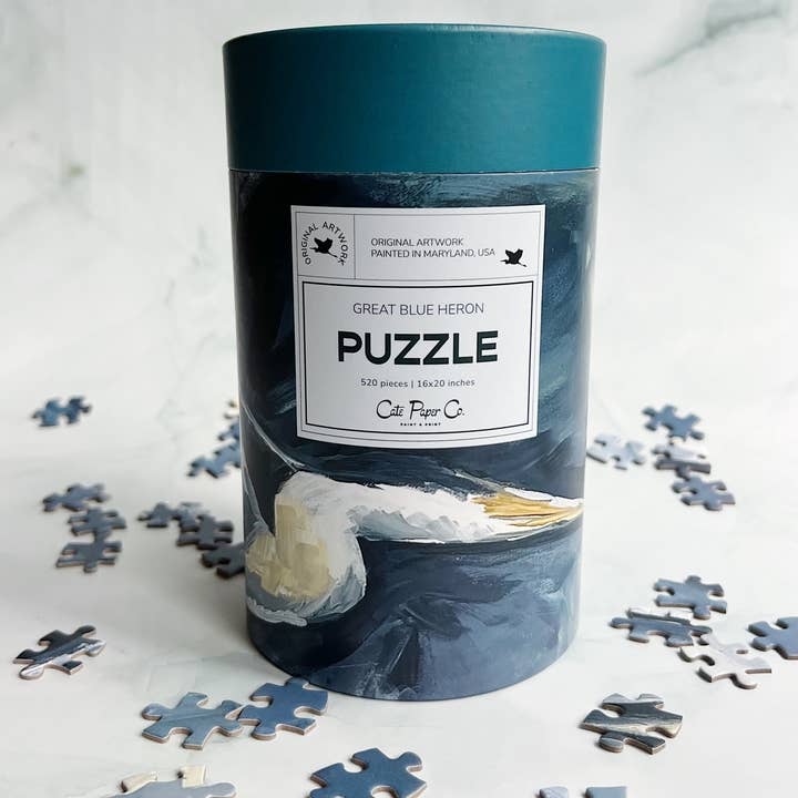 Cate Paper Co. - Wholesale Puzzle - Adult - Great Blue Heron Puzzle 3