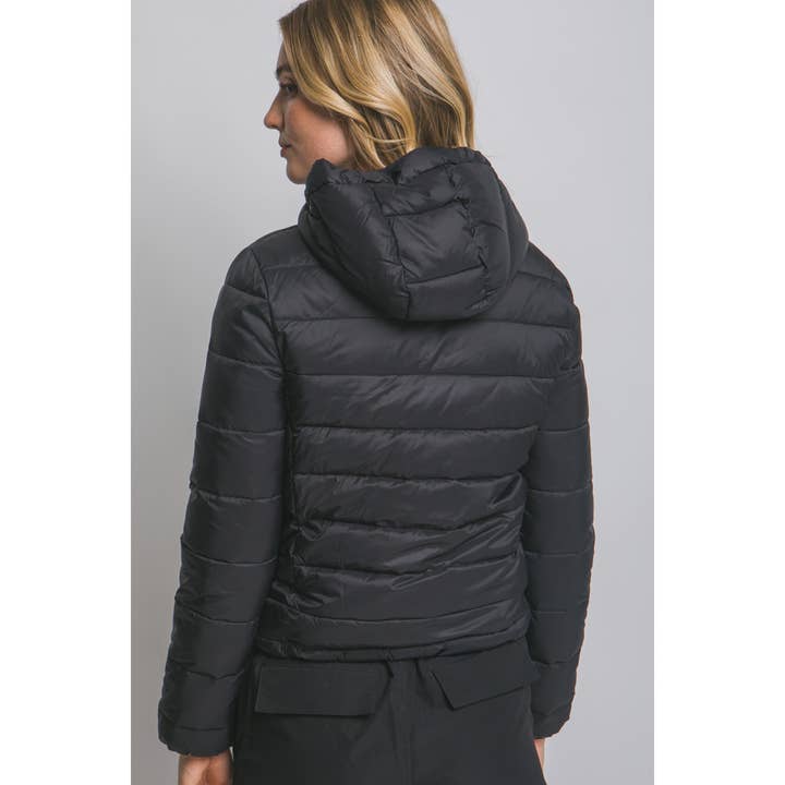 Style Up - Wholesale Puffer Jacket - Women's - Hooded Packable Puffer Jacket with Pouch14
