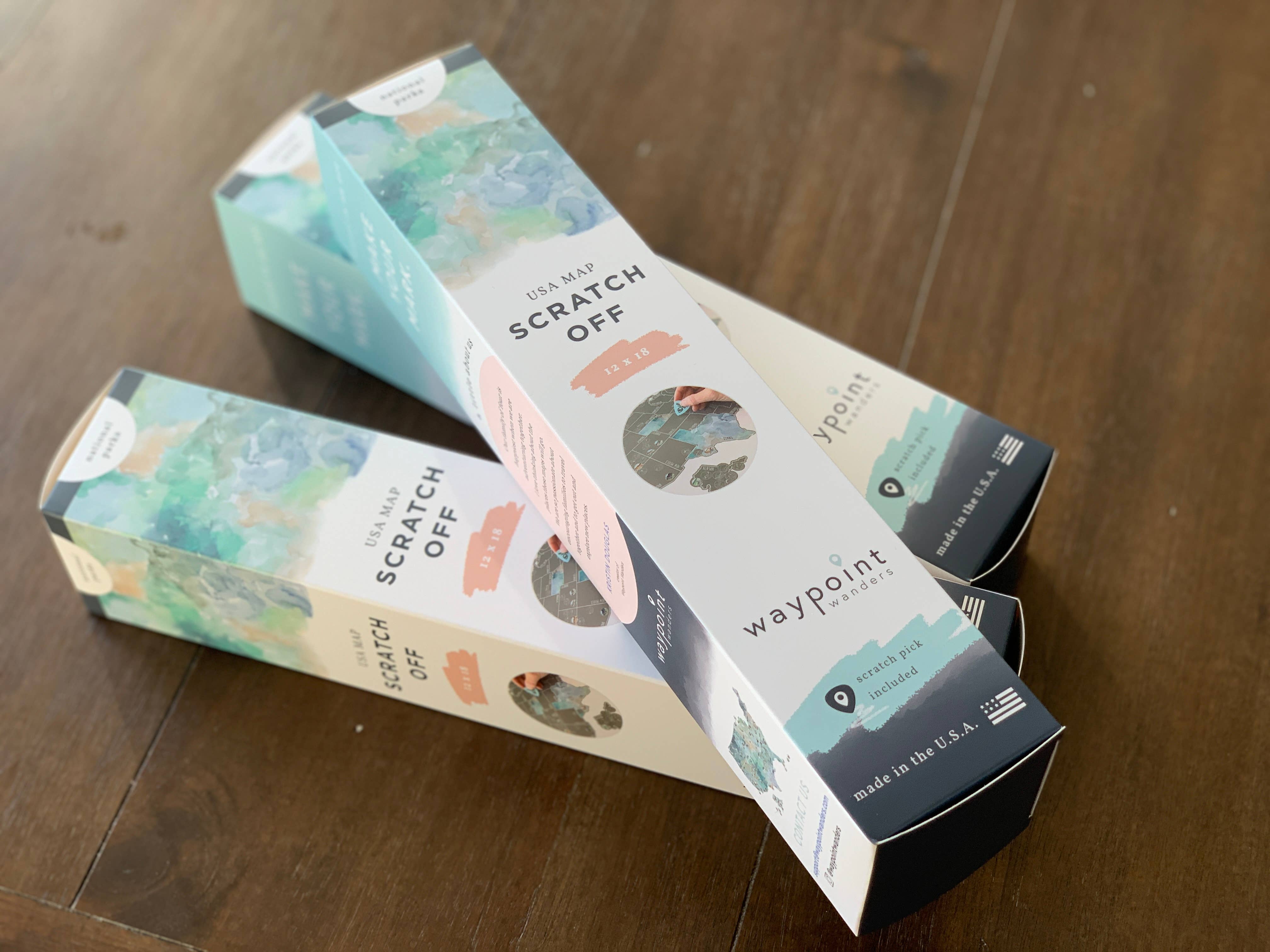 Waypoint Wanders - Wholesale Map - 63 National Parks US Scratch Off Map5