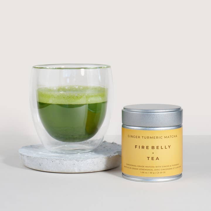 Ginger Turmeric Matcha for wholesale by Firebelly Tea