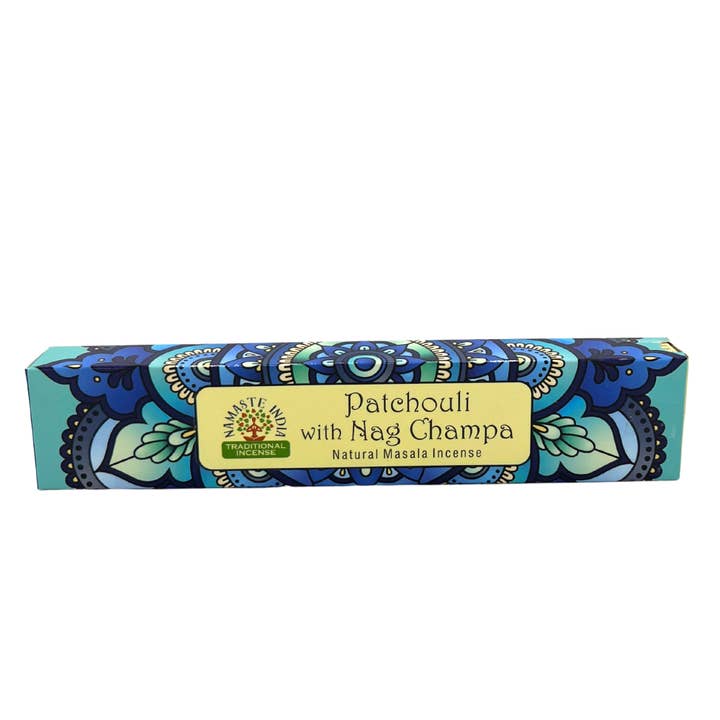 AW Artisan - Wholesale Incense - 12x Namaste Mandala Masala Incense - Patchouli and Nag Champa0