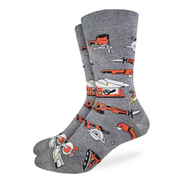 Men's Power Tools Socks for wholesale by Good Luck Sock