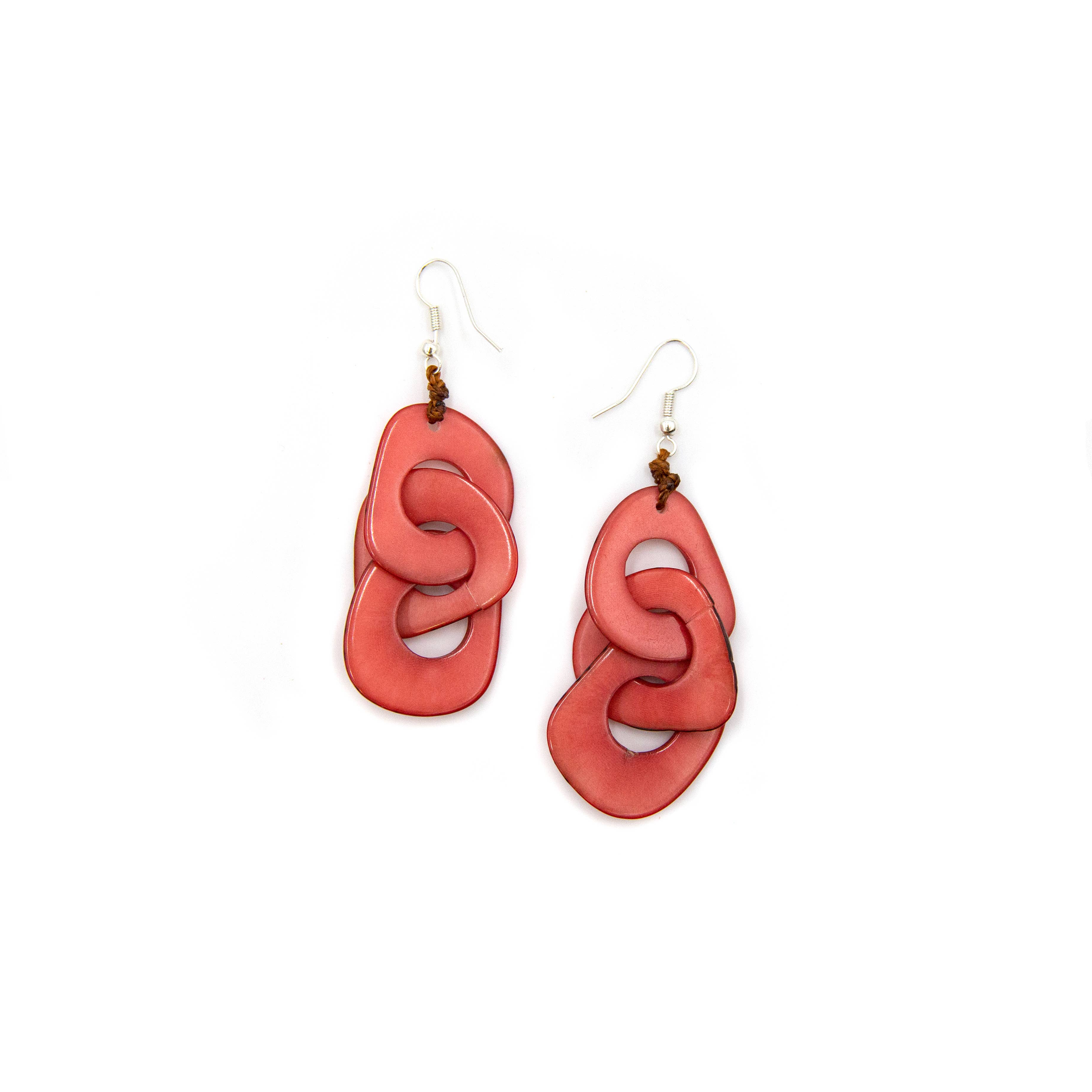 Organic Tagua Jewelry - Wholesale Dangle Earrings - Vero Earrings9